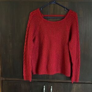 Alice Blue Red Sweater Size Medium